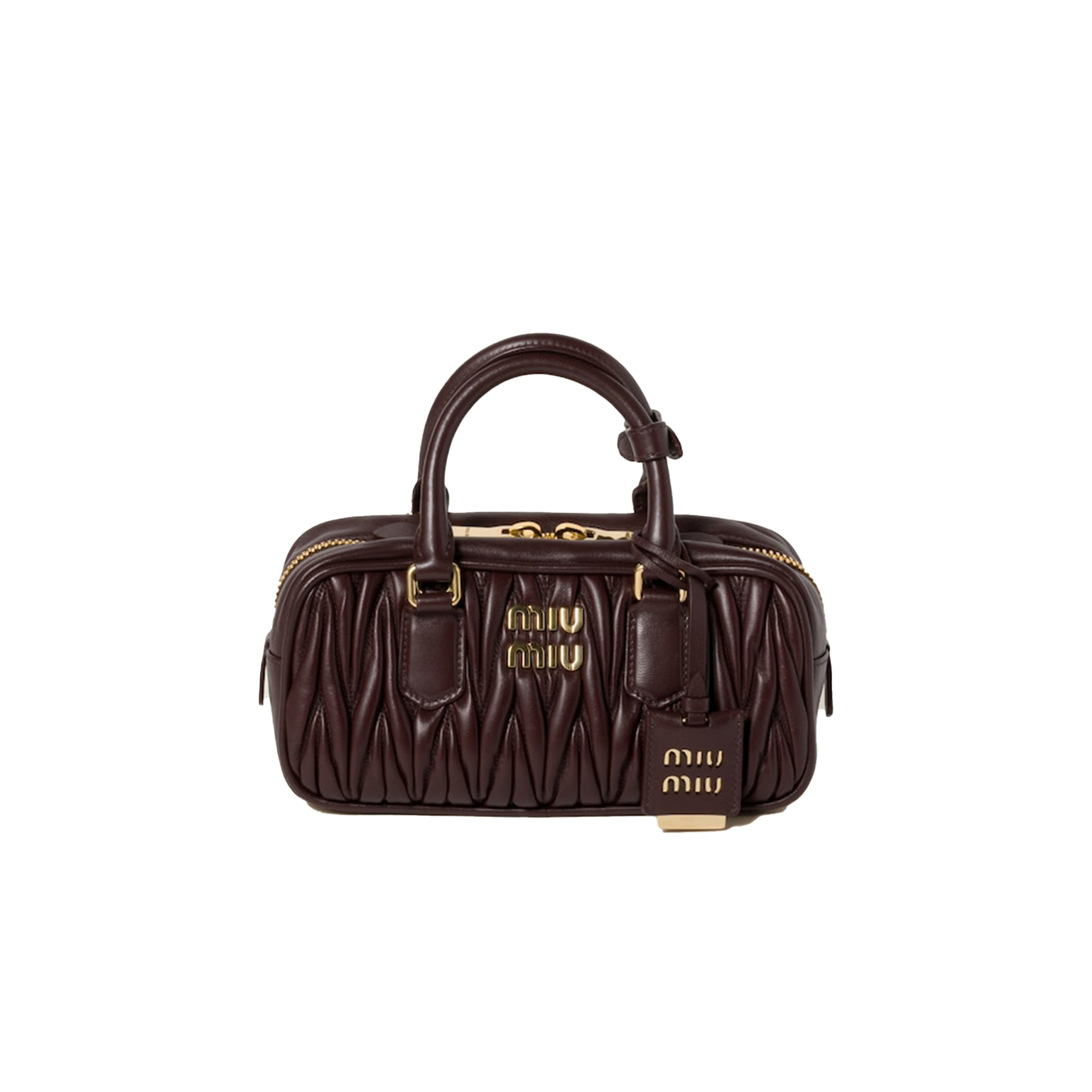 MIU MIU ARCADIE MATELASSÉ NAPPA LEATHER BAG 5BB142 (22*10.5*7.5cm)